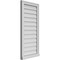 Ekena Millwork Vertical Surface Mount PVC Gable Vent w/ 2"W x 2"H , Brickmould Sill Frame, 18"W x 38"H GVPVE18X3803SN - alternate 2